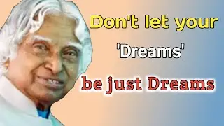 APJ Abdul Kalam On Dreams || Abdul Kalam Motivational Quotes || Whiteflake Inspiration