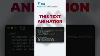 CSS Gradient Text with Animation