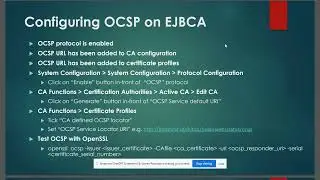 How to configure OCSP on EJBCA