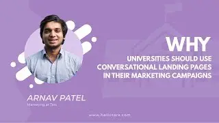 Why Universities Should Use Conversational Landing Pages in Their Marketing Campaigns