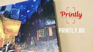 Van Gogh Cafeneaua de noapte video PRINTLY RO Gogh Cafee Terrace canvas