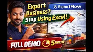 Still Using Excel for Export Business? 😳 | ExportFlow 5-Min Complete Demo (ENGLISH)