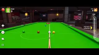 Playing Real Snooker 3D on a smartphone