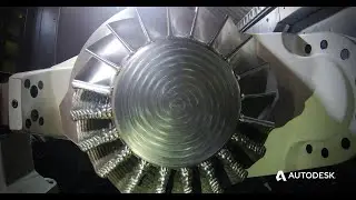 Hybrid Manufacturing Inconel Impeller With Mazak and Seco