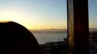 Elevator ride up the Space Needle
