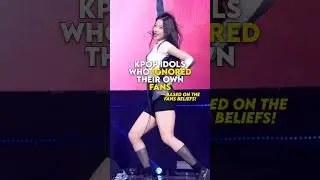 Kpop Idols Who Ignored Their Own Fans #kpop #shorts #aespa #bts
