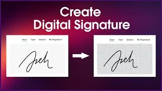 Make a Digital Signature in Photoshop in 2021 Easily ✔✔✔