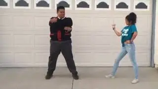 FATHER & DAUGHTER JUJU ON THAT BEAT #TZANTHEMCHALLENGE | yourregularmalaya