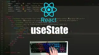 React useState Hook - Mood Selector App (No Talking, ASMR Coding)