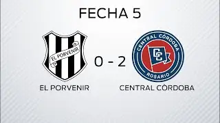EL PORVENIR 0 CENTRAL CÒRDOBA (R) 2 - GOLES