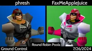 [SSB64] Ground Control (Singles) - phresh [P1] vs. FaxMeAppleJuice [P3] RR Pools