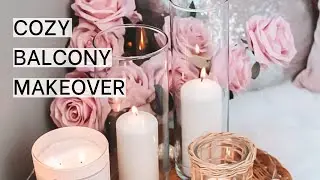SMALL BALCONY MAKEOVER 2020✨| On a budget | Relaxing video | Silent Vlog