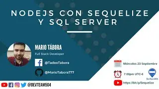 NodeJS con Sequelize y SQL Server