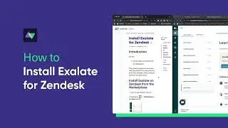 How to Install Exalate on Zendesk