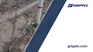 Fitting Orchard end post tie-backs with the Gripple Apex 5 Anchor and Dynamic 8 wire joiner.
