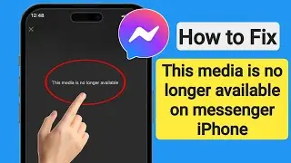 Fix this media is no longer available messenger iphone 2024 | messenger media no longer available