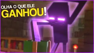 MELHOR PRESENTE PARA O ENDERMAN  (Animação Minecraft 4k)