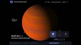 Tour of NASA's Eyes on Exoplanets Website