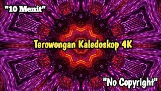 Video Latar Belakang Terowongan Kaledoskop 4K 