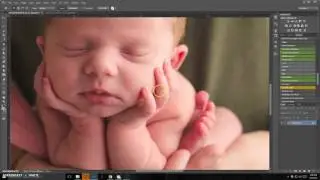 Editing He's Got the Whole World in His Hands Newborn Pose
