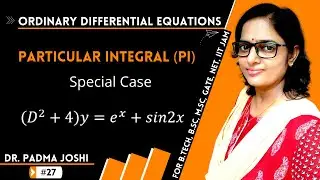 Rules for finding particular integral | special case | differential equations | finding cf and pi #1