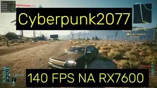 Cyberpunk 2077 no ULTRA! RX 7600 + Ryzen 5 4500 FULL HD 1080p