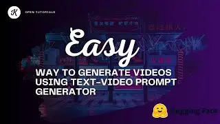 Text to Video Free AI tools Prompt Generation with ModelScope - DAMO