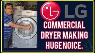 LG commercial dryer making loud noise,