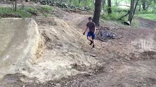 Backyard Mountain Bike Jump