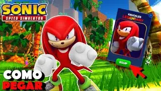 Como conseguir o Knuckles na Emerald Hill│Sonic Speed Simulator│Roblox│Arthur Games