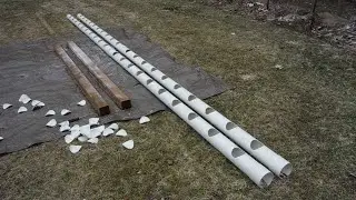 Hydroponics Garden Build - Cutting Holes in 4 Inch PVC Pipe for  NFT / Ebb & flow Hydroponics