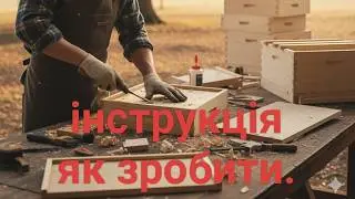 How I made wooden beehives.