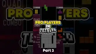 Pro Players in TETRIS vs TETRIO | Part 2 #tetris #tetrio #shorts
