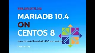 How to install mariadb in centos 8 using yum repository