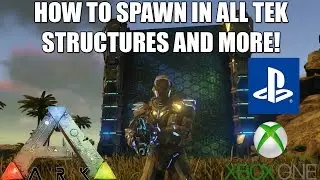 ARK: HOW TO SPAWN IN ALL TEK STRUCTURES! (TEK BUILDINGS) AND MORE! - XBOX/PS4!