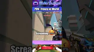 I Shocked My Teammates with This Frenzy 4k Clutch in Valorant 