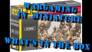Wargaming in Miniature ☺ What's in the Box ☺ Heller 20mm 1 72nd British Paratroopers ESCI