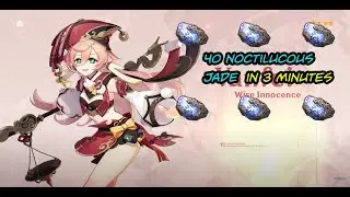 40+ Noctilucous jade in 3 minutes (YANFEI MATERIAL) - GENSHIN IMPACT