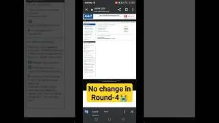 🎉JOSAA Round-4 Seat Allotment Result Out. No Change in Cut Off😭. 
