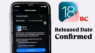 iOS 18 RC Update  Release Date CONFIRMED
