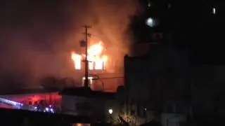 Firefighters rescue person trapped in Oakland house fire