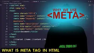meta tag in html | Meta tag | meta tag kya hota hai | Deepak Sir