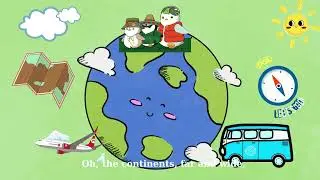 Explore the Continents of the World | Fun Kids Song | EduKids