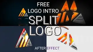 4 free Amazing Split Logo intro | After Effect Template | Alpha Media | Logo Intro | After Effect