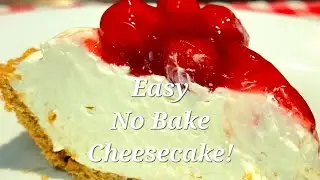 Easy No Bake Cheesecake Only 5 Ingredients!