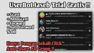 CARA BIKIN USERBOT TRIAL GRATIS | BOT JASEB SEBAR LIST | 