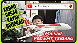 Mainan Pesawat Air Asia Belinya di M.R.D.I.Y Palembang Indah Mall