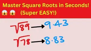 🔥 The SECRET to Estimating Square Roots Instantly! 🤯(Math Hack You NEED to Know!) 