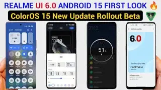 Realme UI 6.0 Android 15 First Look 🔥 10+ New Features | Oppo ColorOS 15 Update Device List Confirm