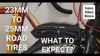 Considering Going from 700C 23MM To 25MM Wide Road Bike Tires - What To Expect? | 4K